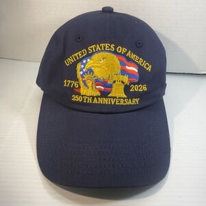 Navy Blue 250th United States of America Anniversary Hat – Celebrate 250 Years